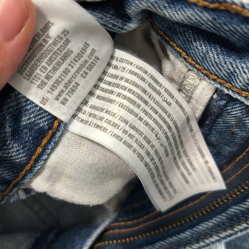 Abercrombie & Fitch high rise Bermuda shorts 26/2 - Picture 4 of 4